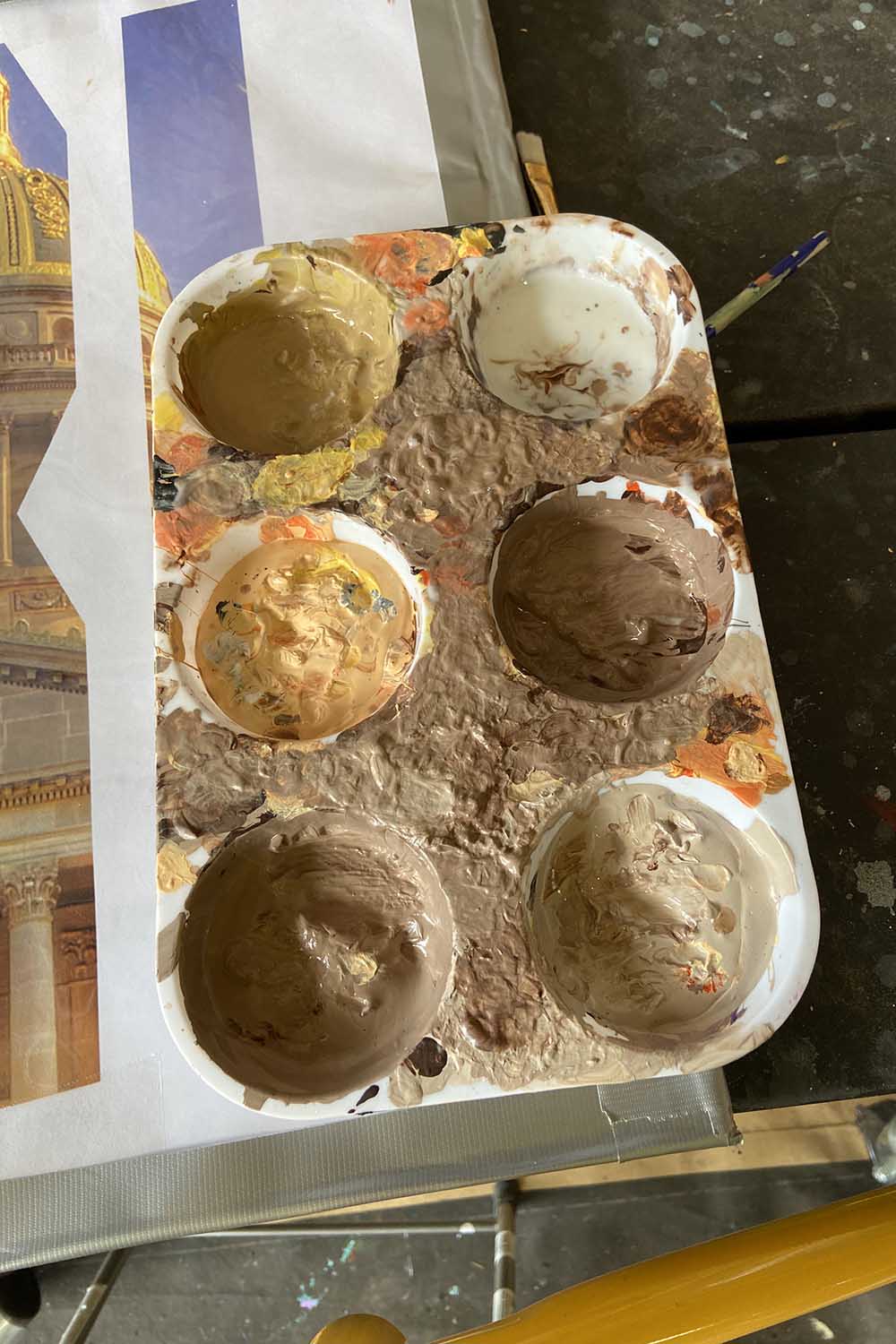 Mural Painting Palette