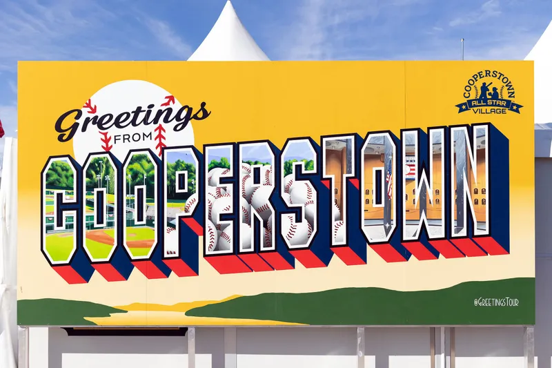 Greetings from Cooperstown Mural
