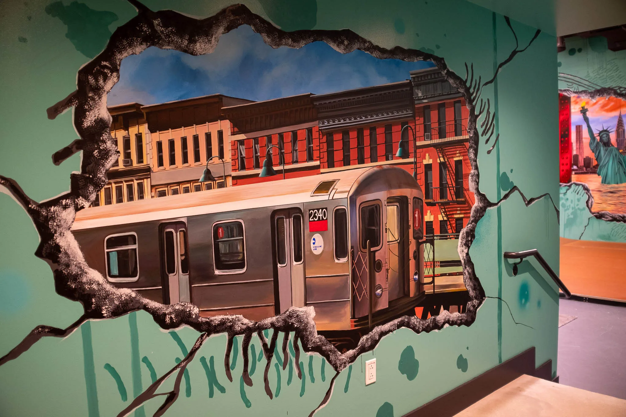 NYC Elevated Subway Painting